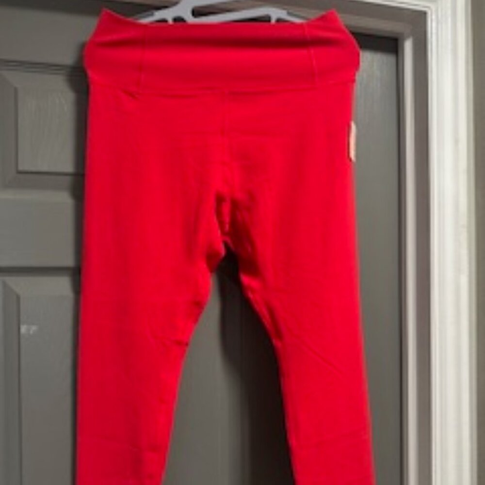 NWT Free People Red Berry Leggings Size L